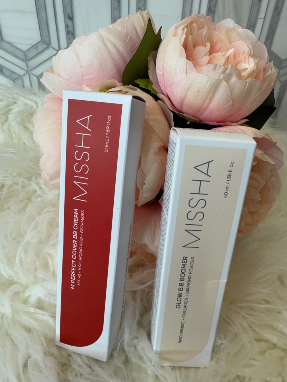 MISSHA BB Cream and Glow BB Boomer Primer